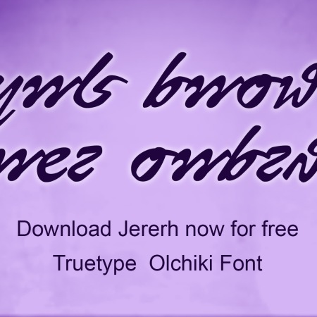 OLCHIKI Jererh Font Preview